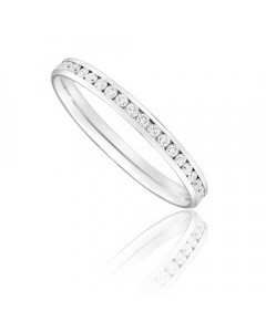 0.40ct VS/FG Full Set 2mm Round Diamond Wedding Ring