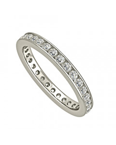 1.00ct VS/EF Elegant Round Diamond Full Eternity Ring
