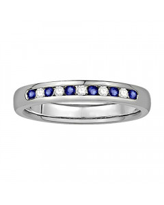 0.15ct VS/EF Round Diamond Gemstone Eternity Ring