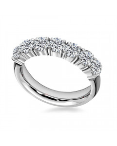 0.47ct VVS/FG Seven Stone Eternity Ring