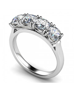 0.74ct VS/FG Four Stone Diamond Ring