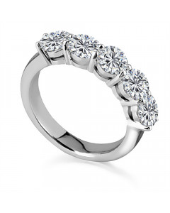 1.75ct SI/GH Five Stone Eternity Ring