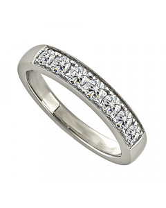 0.50CT VS/EF Round Diamond Eternity Ring