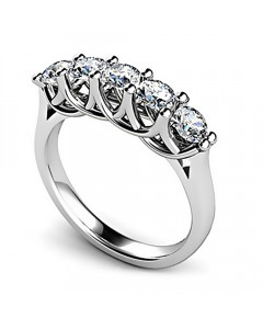 1.55CT VS/GH Round Diamond Eternity Ring