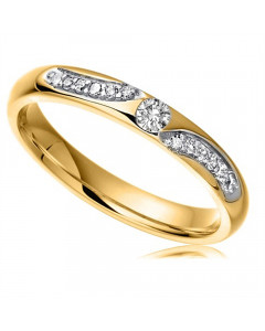 0.10CT VS/FG Round Diamond Wedding Ring