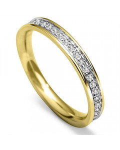 0.20CT VS/FG Round Diamond Wedding Ring