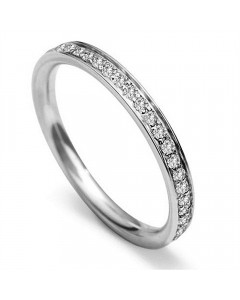 0.20ct VS/EF2.5mm Round Diamond 40% Wedding Ring