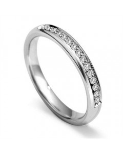 0.20ct VS/EF 2mm Round Diamond 40% Wedding Ring