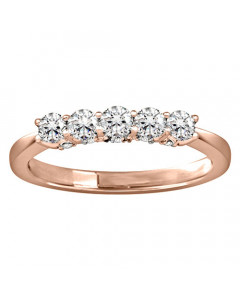 0.50ct VS/EF Elegant Round Diamond Eternity Ring