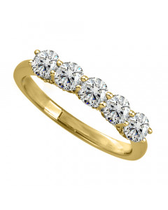 1.00ct VS/EF Elegant Round Diamond Eternity Ring