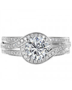 0.50ct IF/D Round Side Diamond Ring in Platinum