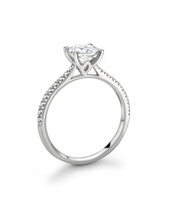 1.30CT I1/G Round Diamond Shoulder Set Ring