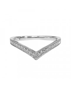 0.14ct VS/EF Round Cut Shaped Wedding Ring