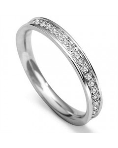 0.40ct VS/EF Full Set Round Diamond Wedding Ring