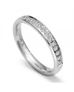 0.19ct VS/EF 3mm Round Diamond 60% Wedding Ring