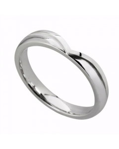 3mm Court Shaped Wedding Ring