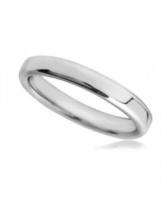 4mm Rounded Flat Court Wedding Ring