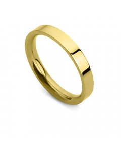 18ct Yellow Gold, 2.5mm Flact Court Shaped Wedding Ring