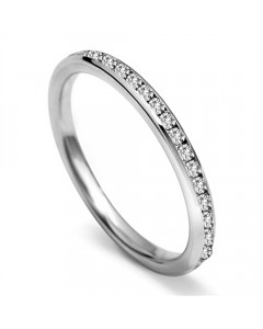 0.20CT VVS/DE Round Diamond Wedding Ring
