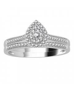 FCRRBD4003 Round Shape Diamond Bridal Set Ring