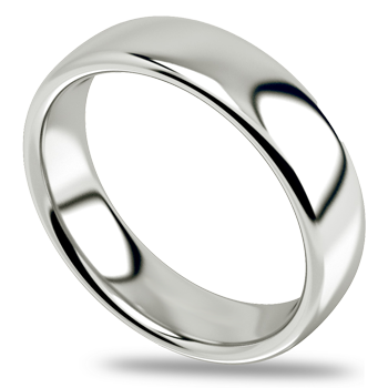Mens Plain Wedding Ring