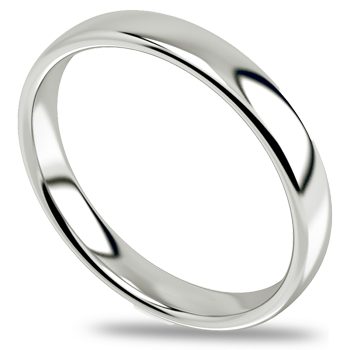 Ladies Plain Wedding Ring